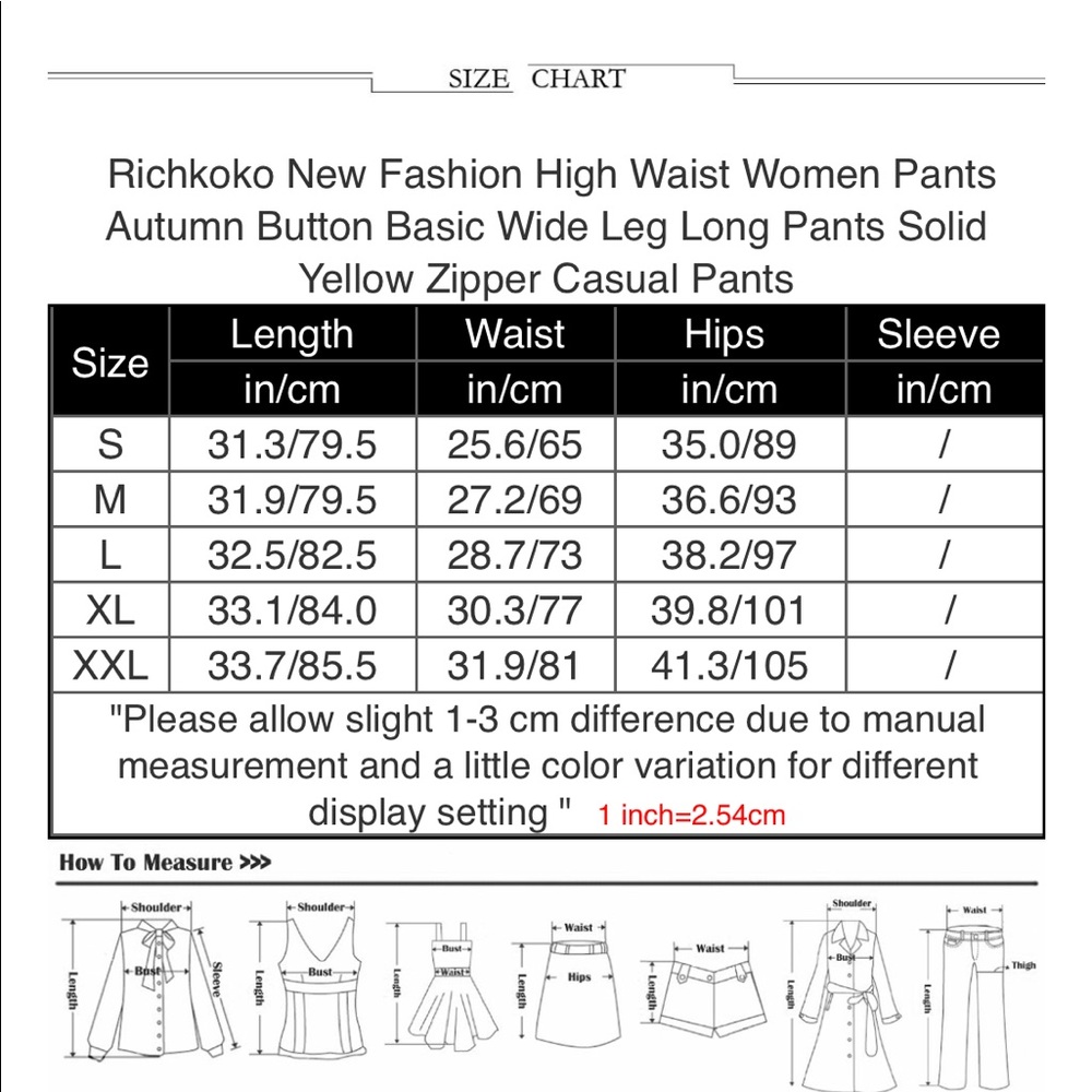 New Yellow Cropped 7/8 Pants - Picture 4 of 6